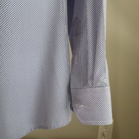 TOM BAINE SLIM FIT PERFORMANCE SHIRT BLUE MENS SIZE XL - Picture 10 of 10